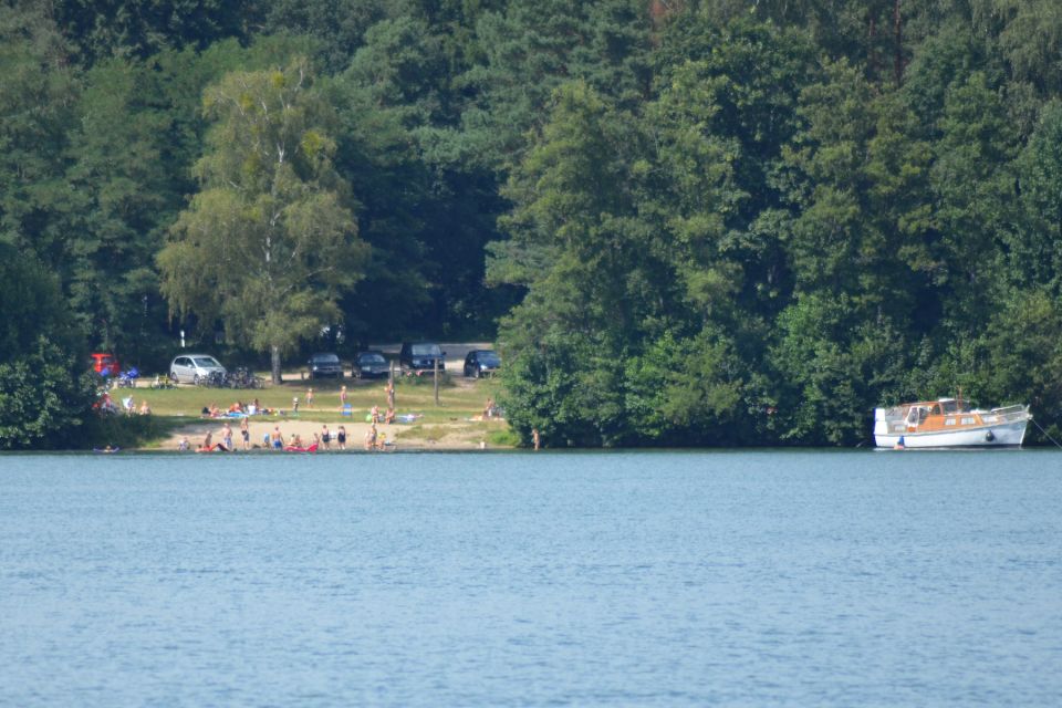 Naturbadestelle, Holzablage Michen, Foto: Amt Joachimshal